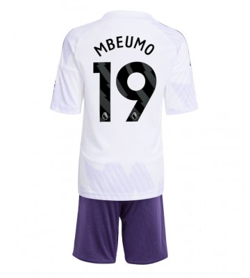 Manchester United Bryan Mbeumo #19 Bortaställ Barn 2025-26 Kortärmad (+ Korta byxor) Manchester United Bryan Mbeumo #19 Bortaställ Barn 2025-26 Kortärmad (+ Korta byxor)